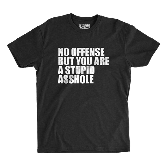 No Offense But You Are a Stupid Asshole