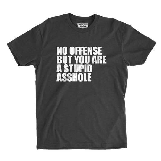 No Offense But You Are a Stupid Asshole