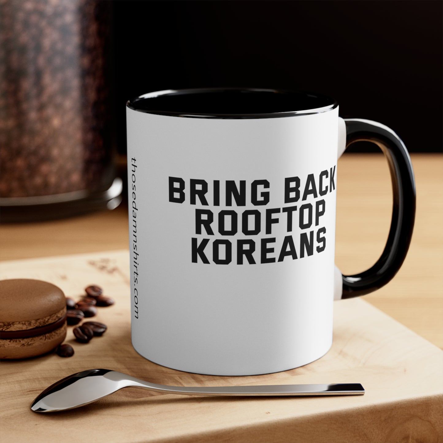 Rooftop Koreans Mug, 11oz