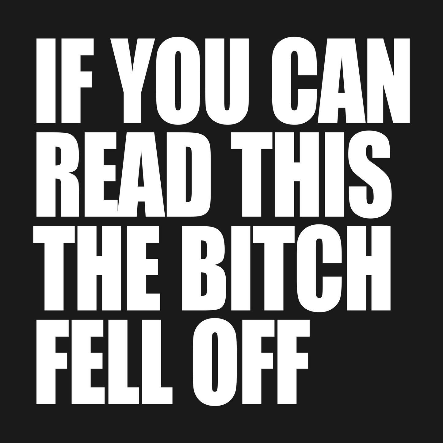 Bitch Fell Off
